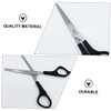 BIUDECO 2pcs Professional Sturdy Hair Shears Stainless Steel Flat Scissors