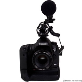 Dolica MIC-100 High-Sensitivity Directional Shotgun Condenser Microphone (Black)