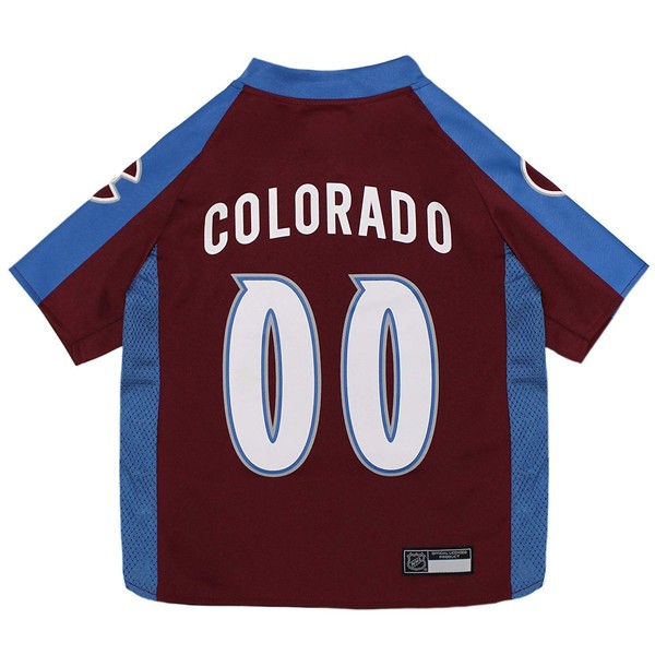 Pets First AVA-4006-SM Colorado Avalanche Jersey, Small
