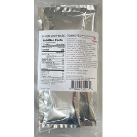 Ramen Tonkotsu Base - Tonkotsu (Pork) - Pack of 8 Product of Japan. Soup packet for Asian noodles, Good with any ramen toppings. Ramen broth for quick lunch noodle soup. Ramen seasoning packets only