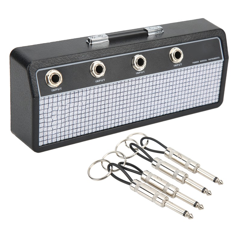 Guitar Plug Storage Box Wall Mounting Guitar Amplifier Key Holder