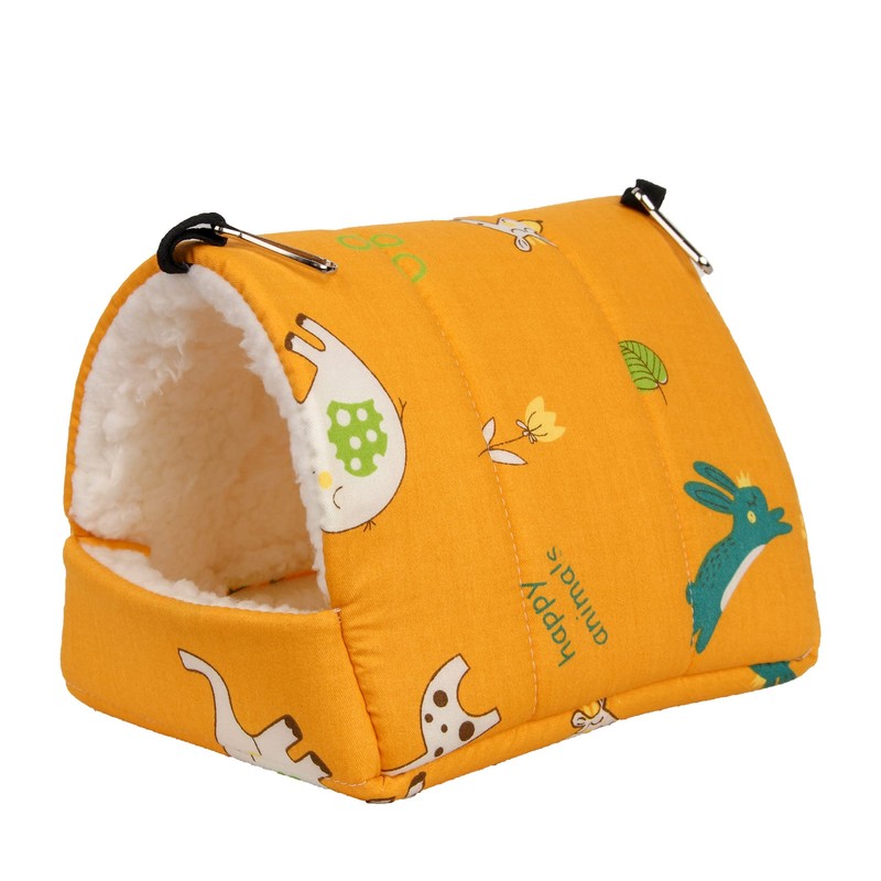 Bird Hanging Hammock Winter Warm Parrot Nest House Bed Plush