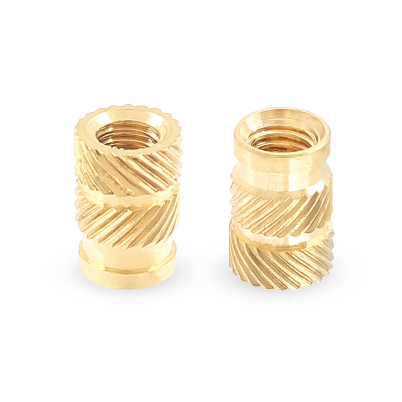 Litoexpe M5 Threaded Inserts, Brass Heat Set Insert Kit knurled