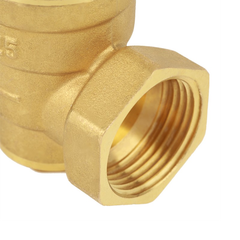 DN25 Brass Adjustable Water Pressure Reducing Regulator Reducer Gauge Meter