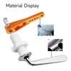 GIONAR Toilet Flush Handle Replacement, Universal Alloy Toilet Flush Lever,