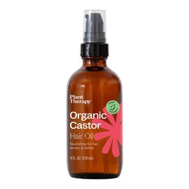 Plant Therapy Organic Castor Hair Oil, 118ml