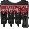 DNA Leisure Fishing Bite Alarm Set 3pc With Wireless Receiver