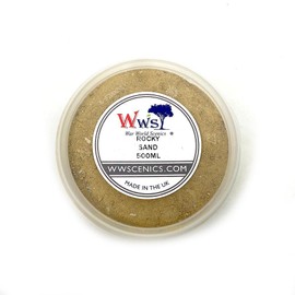 WWS War World Scenics WWScenics Military Fine Sand 500 ml Tub Materials Diorama Model Making