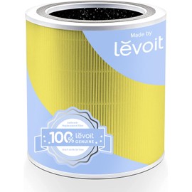 LEVOIT Genuine Core 400S-P Air Purifier Pet Allergy Replacement Filter, Supports HEPA Sleep Mode, High-Efficiency Activated Carbon for Removal of Pollen, Allergen, Core 400S-RF-PA, 1 Pack, Yellow
