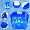 Tryitsbest 4 Pack Ice Bath Bags Reusable, Large Capacity Cold