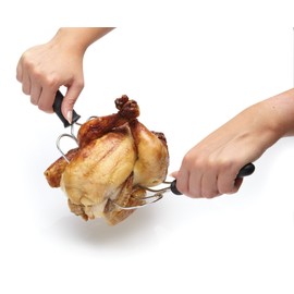 Kitchen Craft Meat and Poultry Metal Lifters (pair) KCLIFTERS