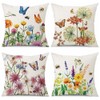 BCKAKQA Cushion Covers 45cm x 45cm Set of 4 Colourful