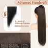 FLUFYMOOZ ponytail extension, 26 Inch Long Straight Drawstring Ponytail Synthetic