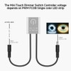Veumoie DC 12V 24V Touch Dimmer Switch Brightness Adjustment Monochrome