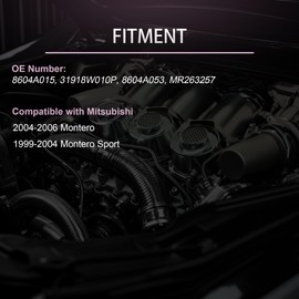 YIHOVY Neutral Safety Switch 8604A015 fit for Mitsubishi 2004 2005 2006 Montero 1999 2000 2001 2002 2003 2004 Montero Sport, 31918W010P, 8604A053, MR263257 (1)