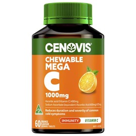 Cenovis Mega C 1000mg Orange Flavour Chewable Tab X 60