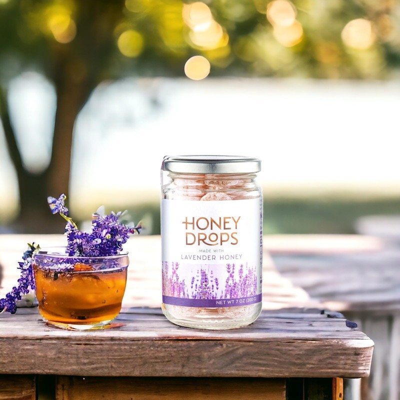 Gourmanity Honey Drops Made with Lavender Honey, Fruity and Floral