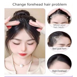 Bangs Hair Clip in Bangs Fringe with Temples Hairpieces for Women Hair Bangs Extension for Daily Wear (12h613#)