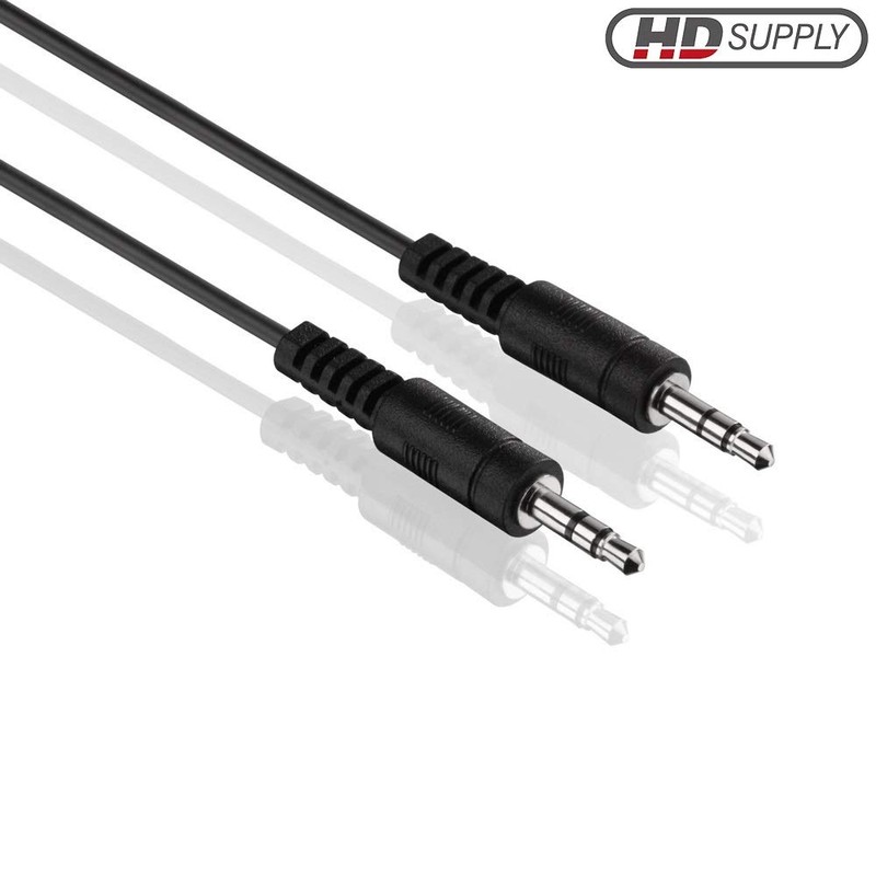 HDSupply AC010-030 Audio Stereo Connection Cable 3.5 mm Male to