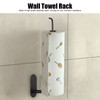 Paper Towel Holder Self Adhesive Drilling Stainless Steel Wall Towel