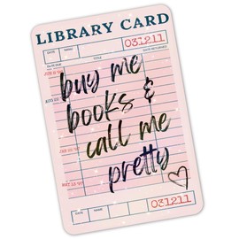 Cardstock Insert for Kindle | Library Card Kindle Insert for Clear Case | Kindle Decorating Accessories | Booktok Bookish Kindle Stickers | Book Gifts | Choose Your Model