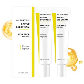 2PCS Revive Eye Cream,Revive Eye Cream with Retinol Peptide,Reduces Wrinkles Firming & Hydrating EyeCream for All Skin Types