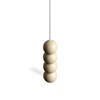 sleeklight Bathroom Light Pull Cord with Cream Marble Effect Pebble