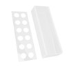 Clear Acrylic Vase Rectangular Elegant Centerpiece Flower Vase for Home