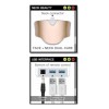 Hxdzfx Máscara Facial De Luz Led 7 Colores Y Funciones