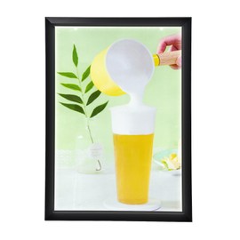 LED Poster Frame Photo Art Picture Sign Holder Flip-type Ultra-thin Advertising Display Frame for Homes Offices Cinemas Stores Restaurants (Black, 24x33in)