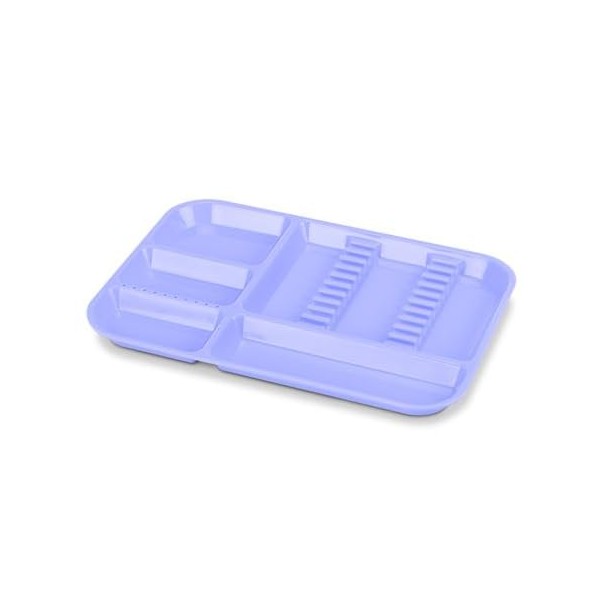AmeriCan Goods 5 Pcs Dental Instrument Divided Tray Autoclavable Medical