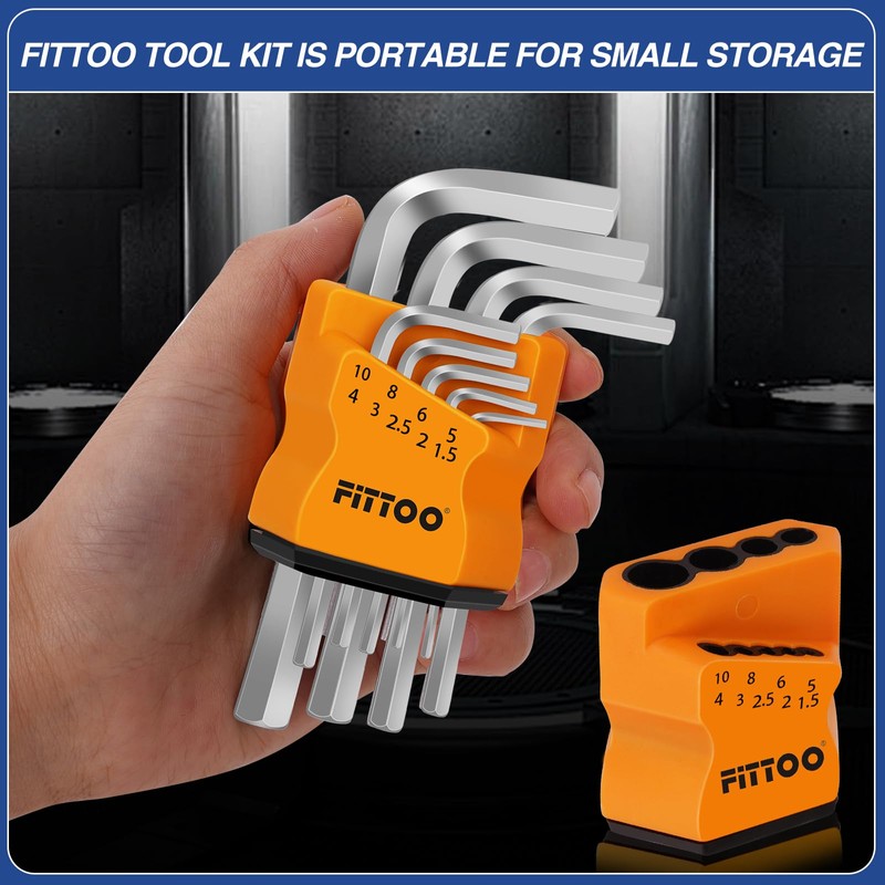 FITTOO Hex Key Set, Allen Wrench Kit 1.5mm, 2mm, 2.5mm,