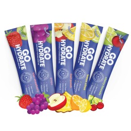 Instant Hydration Packets - Low Sodium Electrolytes Drink Mix - Natural Hydra...