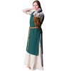 Medieval Solid Cotton Cover with Side Lacing Sleeveless Women's Dress