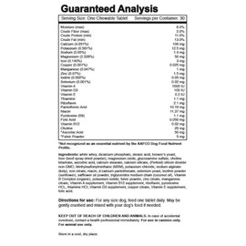 Vital Planet - Vital Dog - Daily Multivitamin - 30 Chewable Tablets