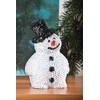 VBS Styrofoam Approx. 17 cm Hat White Christmas Snowman Craft