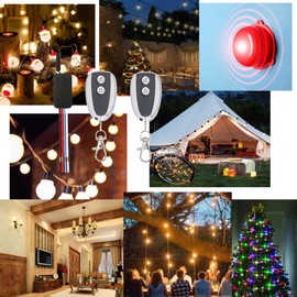 WOODGUILIN Wireless Switch DC 12 V, Wireless Remote Control Switch DC 5 V/12 V/24 V 5 A Mini Remote Switch, 1 Channel Radio Switch, for Light Strips, Electric Door Locks, Alarm Bells (Mini Switch)