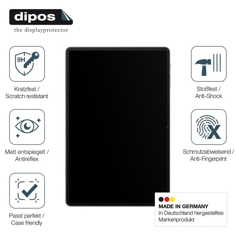 dipos I 2x Screen Protector 9H Matte Compatible with Oscal
