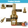 Brass 1-001 & Brass 1-002 Ceramic Valve Set - Compatible