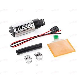 DeatschWerks 9-307-1000 340lph DW300C Compact Fuel Pump w/Universal Install Kit (w/o Mounting