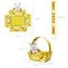 allydrew Easter Gift Baskets with Handle, Treat Boxes for Eggs,
