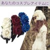 [pkpohs] Headband Rose Gothic Lolita Lace Hair Ornament, Rose Hair