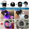 30X Pocket Magnifier with LED Light – Adjustable Focus Loupe