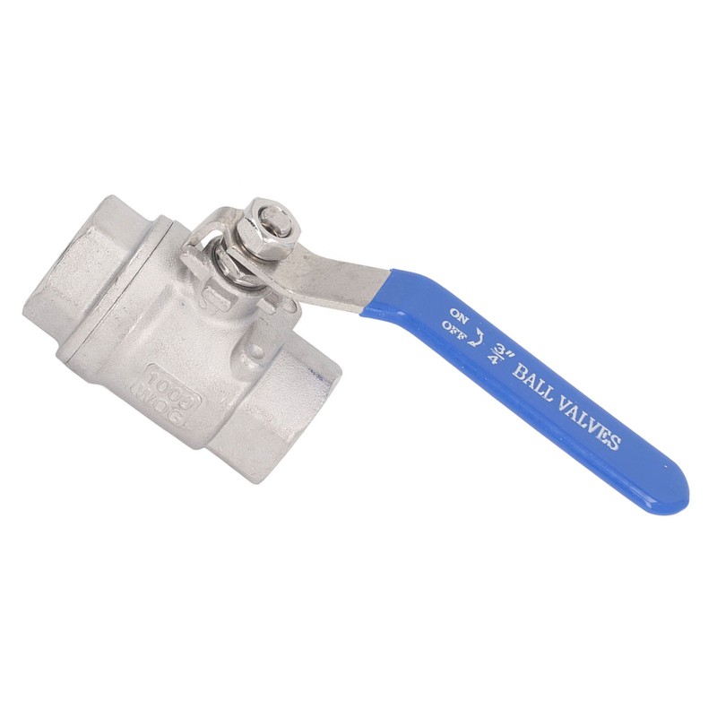 Full Port Ball Valve Stainless Steel Female Thread 3/4in 1000
