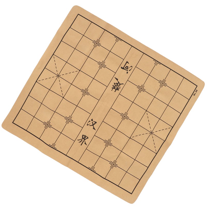 Chinese Chess Board Microfiber Leather Folding Roll Up Chess Board
