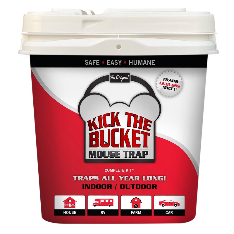 Kick The Bucket Mouse Trap Odour Filter Replacment Pouches 4