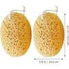 Holibanna Esponjas de Ducha Exfoliantes 2 Piezas para Mujer Esponja