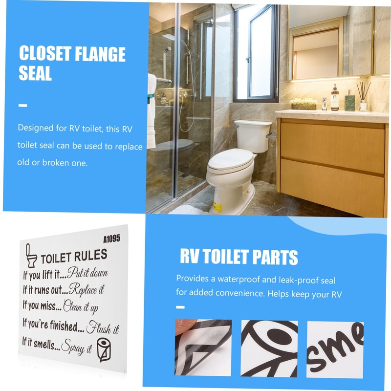 Gadpiparty Rv Closet Flange Seal and Leak Toilet Wax Ring