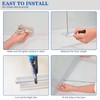 Bathroom Shower Glass Door Bottom Seal Strips, Length 36 Inch