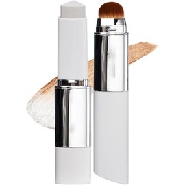 Chartming Color Changing Foundation Stick, Cover Cream Stick V White Foundation Stick,Full To Medium Coverage Base Makeup, With Brush Head,Suitable for All Skin Types, Coverage